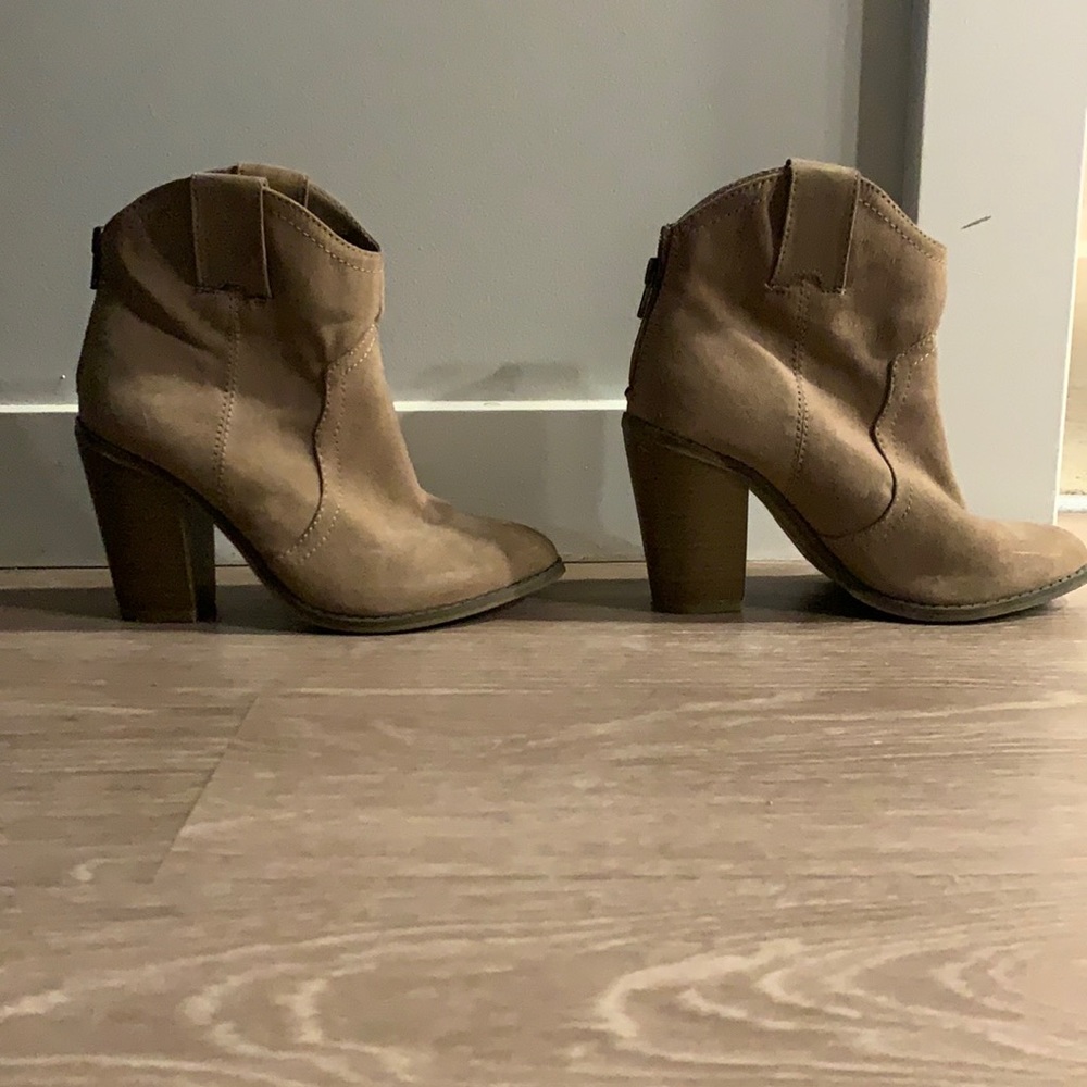 Tan Booties